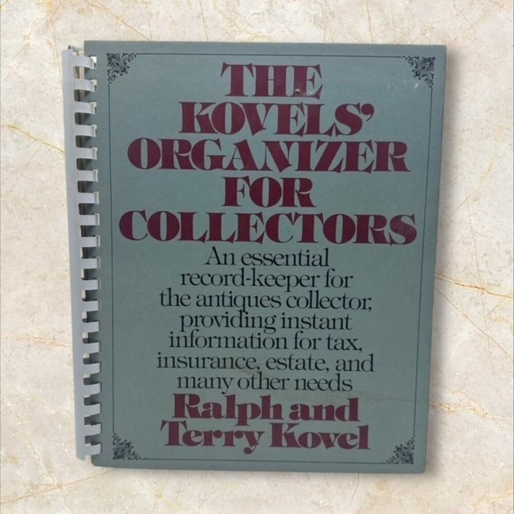 The‎ Kovels' Organizer For Collectors Binder Record Keeping For Antiques Estate